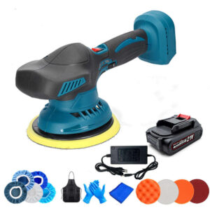 High-Efficiency DIY Industrial Portable Electric Car Polisher with Variable Speed ​​Control and Waxing Function