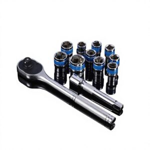 Best-selling 6-piece 1/2" drive adjustable torque wrench set (10–170 Nm, manual operation), OEM tool kit.
