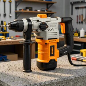 Factory-manufactured heavy-duty cordless rotary hammer—handheld power tool with 3 modes (drill/hammer/chisel) for construction and DIY | OEM customization available.