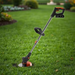 High-Power Rechargeable Cordless Lithium-Ion Grass Trimmer – Portable Garden Trimmer/Mower