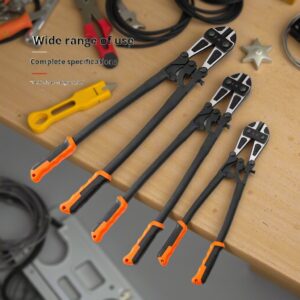 Multifunctional manual wire cutters for cutting rebar – non-slip, insulated bolt cutters.