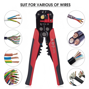Ratchet Wire Stripper and Crimper Tool Set (22-8 AWG) for Insulated Ferrules and Terminal Blocks