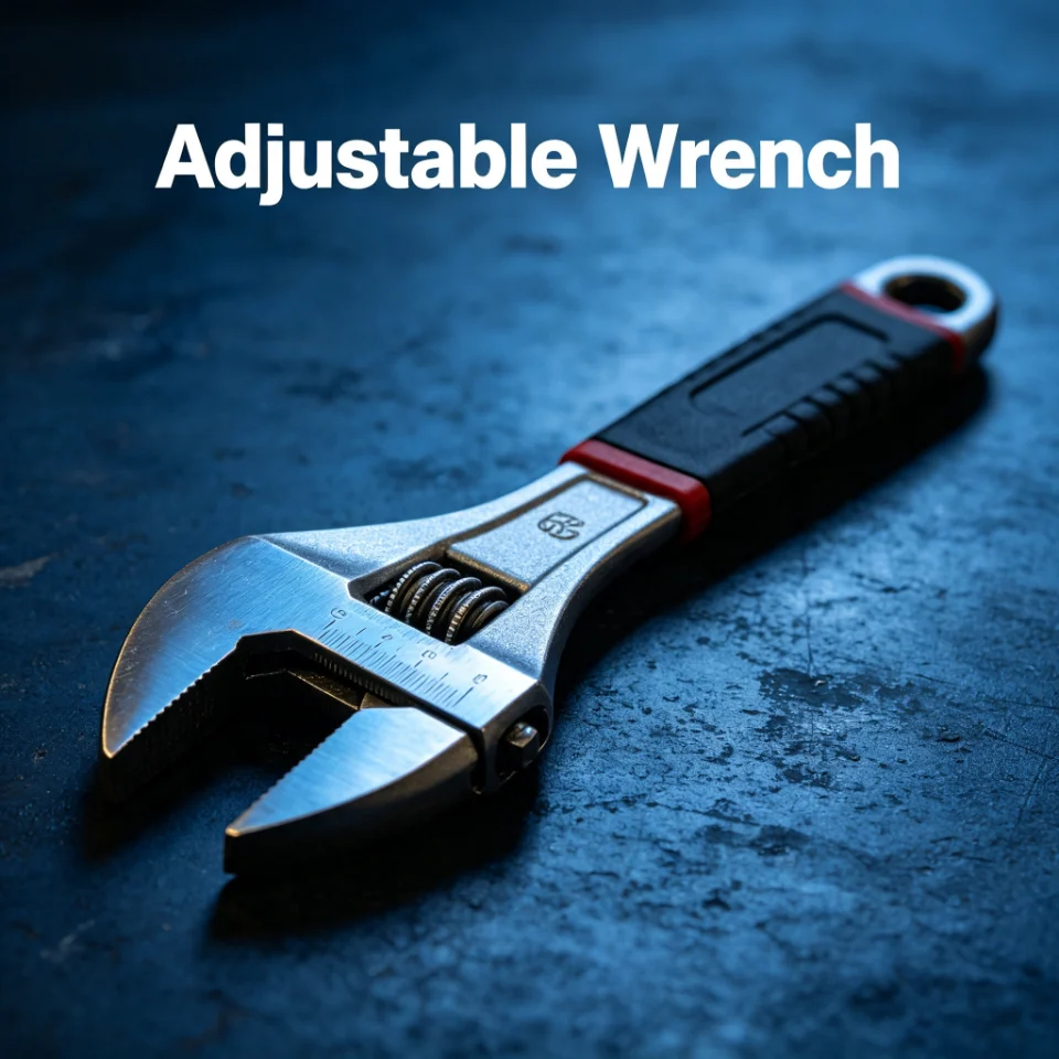 Adjustable wrench, multi‑size adjustable spanner for different specification nuts
