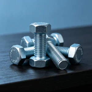 Hex bolt galvanized carbon steel fastener