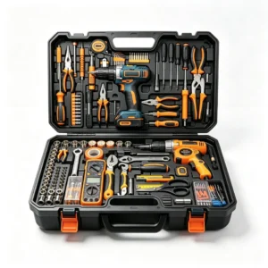 Household General Hand Tool Set, multi-purpose Cr-V hardware repair kit for daily home DIY maintenance