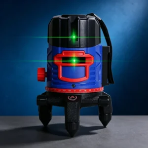 Green laser level meter, self‑leveling cross line laser tool for building decoration