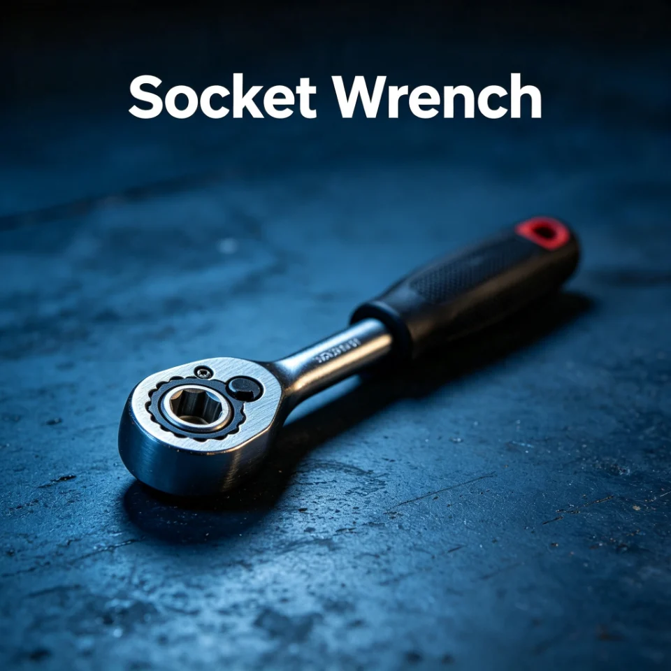 Ratchet socket wrench, durable hand tool for automobile maintenance bolt disassembly